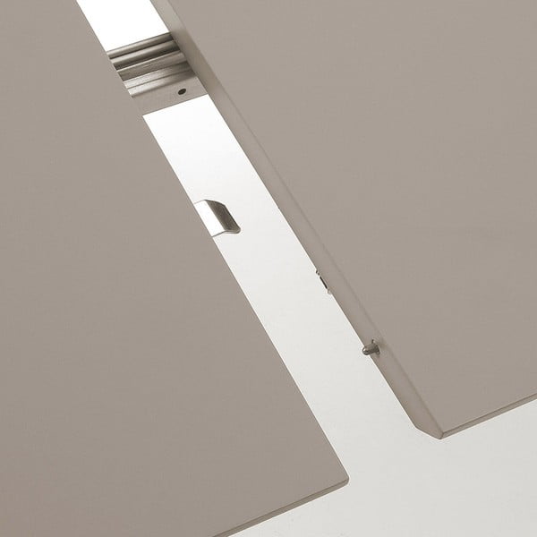 Pilkas išskleidžiamas valgomojo stalas Kave Home Oakland, 160 x 100 cm-image-1