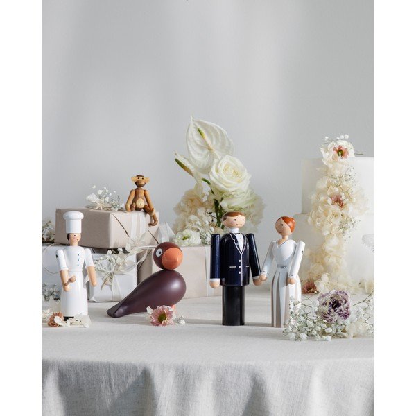 Iš medienos statulėlė Groom – Kay Bojesen Denmark-image-1