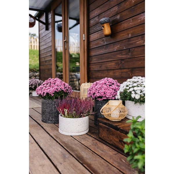 Tamsiai pilkas vazonas Bonami Selection Terrazzo, ø 34 cm-image-2