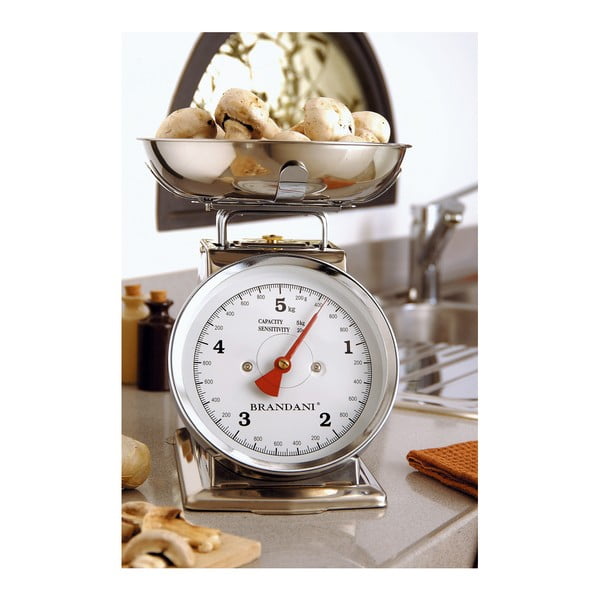 Nerūdijančio plieno virtuvinės svarstyklės Brandani, iki 5 kg-image-1