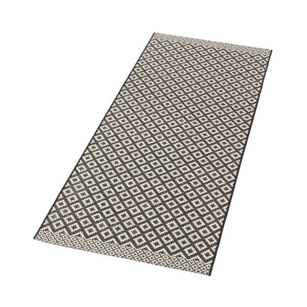 Juodos ir smėlio spalvos kilimas Zala Living Harmony, 76 x 200 cm-image-2