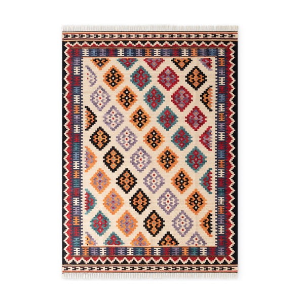 Apverčiamas/rankų darbo raudonos spalvos iš vilnos kilimas 120x170 cm Kamal Kian – Nouristan