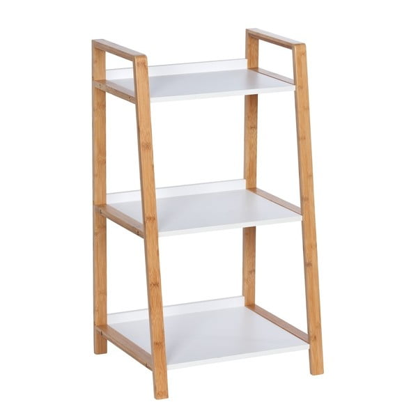 Bambukinė vonios kambario lentyna su 3 skyriais Wenko Finja-image-2