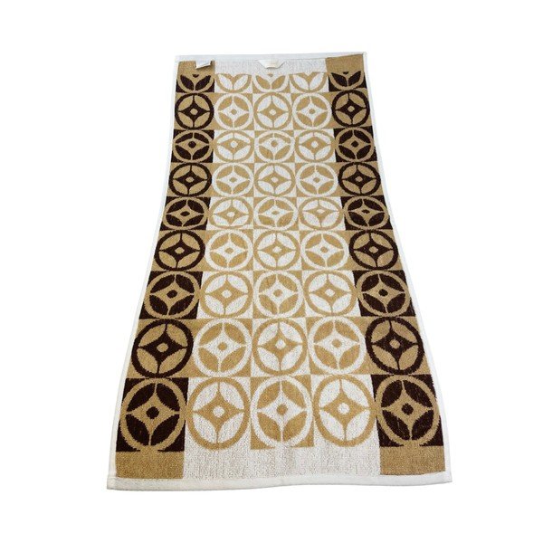 Iš medvilnės vonios rankšluostis rudos spalvos 70x140 cm Compass – JAHU collections-image-2