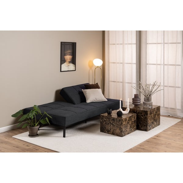 Tamsiai pilkos spalvos sulankstoma sofa 198 cm Perugia – Actona-image-1