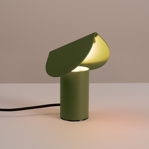 Khaki spalvos iš aliuminio stalinis šviestuvas LED (aukštis 15 cm) BISCUIT – Thoro-image-1
