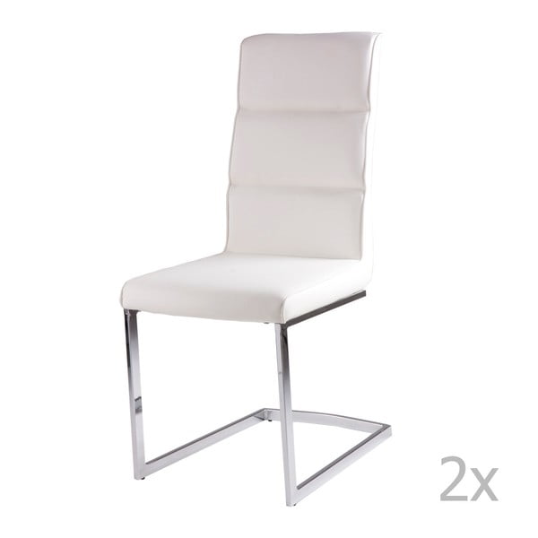 2 baltų valgomojo kėdžių rinkinys "sømcasa Camile