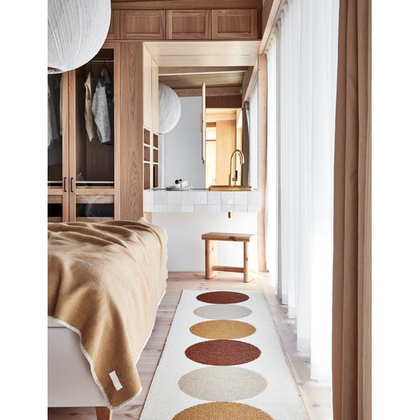 Ochros spalvos/kreminės spalvos lauko kilimas 70x280 cm Otto Harvest – Pappelina-image-3