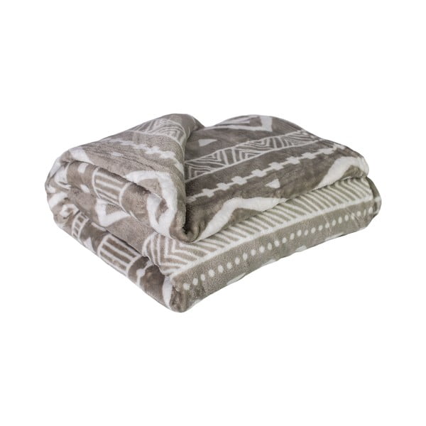 Pilka mikropliušo antklodė 200x150 cm Maya - My House-image-1