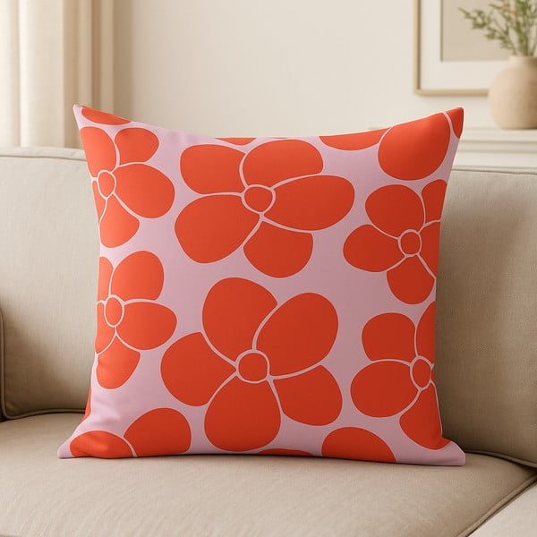 Dekoratyvinis pagalvės užvalkalas 43x43 cm Poppy Fields – Mila Home-image-3