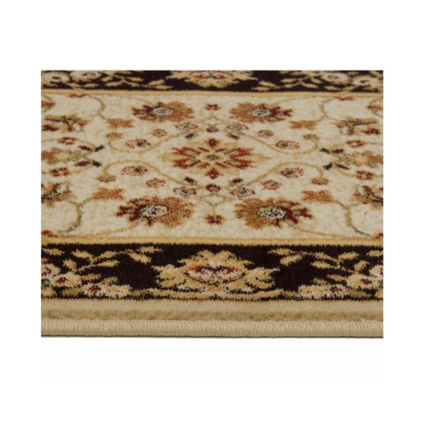 Rudos ir smėlio spalvos kilimas "Universal Madras Brown", 57 x 110 cm-image-1