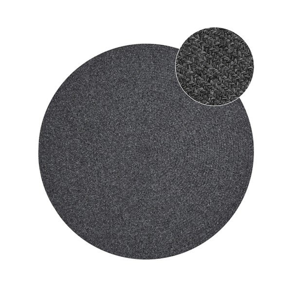 Pilkas apvalus lauko kilimas ø 150 cm - NORTHRUGS