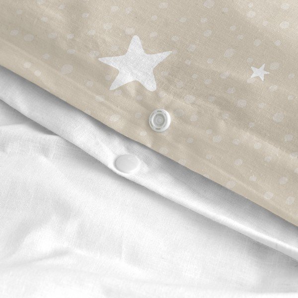 Viengulė vaikiška patalynė iš medvilnės 140x200 cm Little star – Happy Friday-image-4