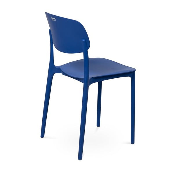 Mėlynos spalvos plastikinė sodo kėdė Hébé – Bonami Essentials-image-3