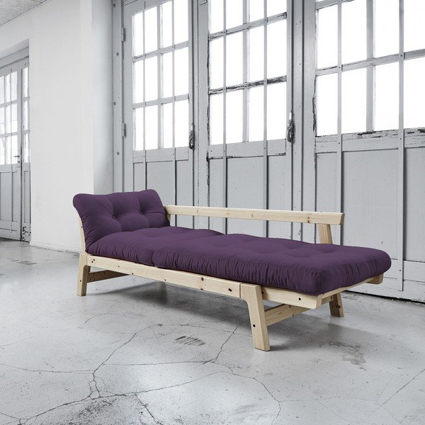 Sofa lova "Karup Step" natūrali/ violetinė-image-2