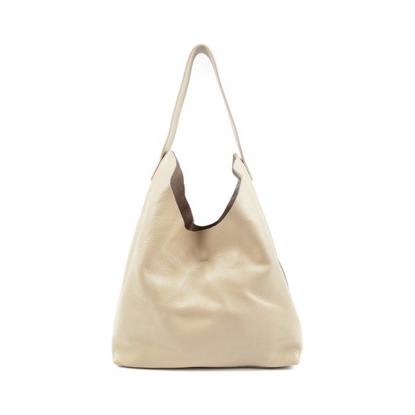 Smėlio spalvos odinė rankinė Roberta M Halum Beige-image-2