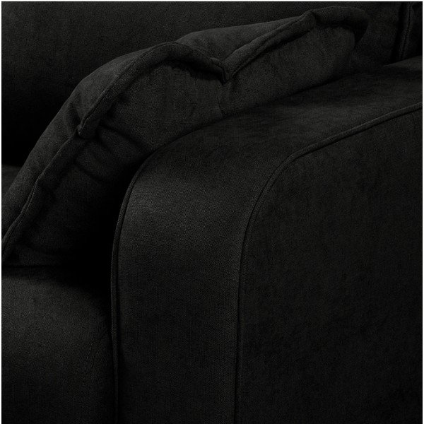 Juoda kampinė sofa (kairysis kampas) Beata - Ropez-image-1