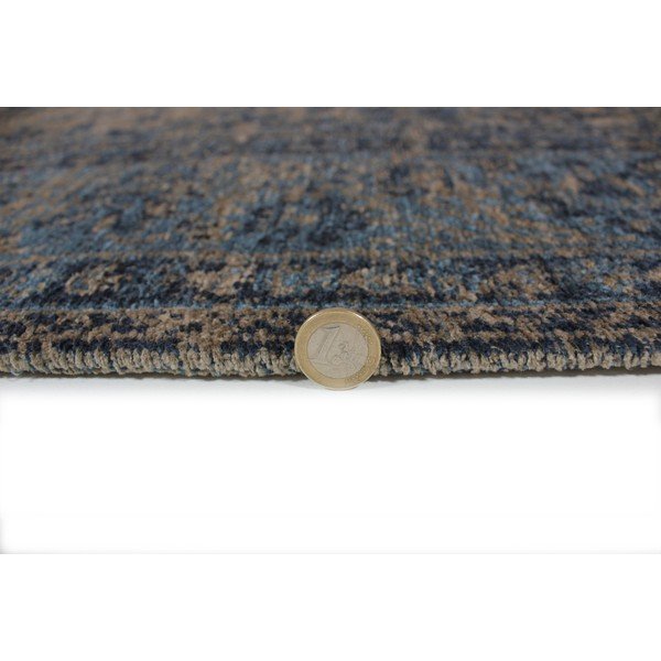 Mėlynas rankomis austas kilimas "Flair Rugs Palais", 120 x 170 cm-image-3