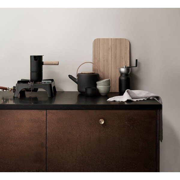Juodos spalvos iš nerūdijančio plieno kavinukas 250 ml Collar – Stelton-image-1