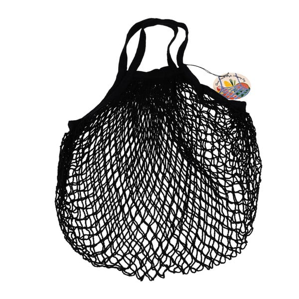 Juodos spalvos tinklinis krepšys Rex London French Style