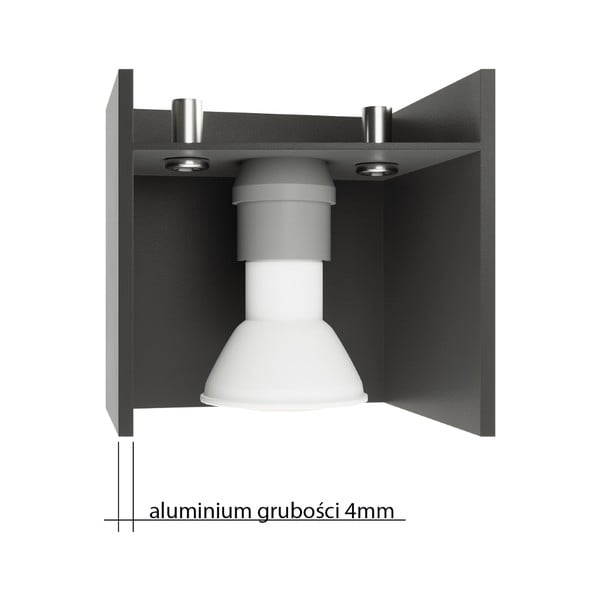 Sieninė lempa baltos spalvos Carlo – Sollux-image-4