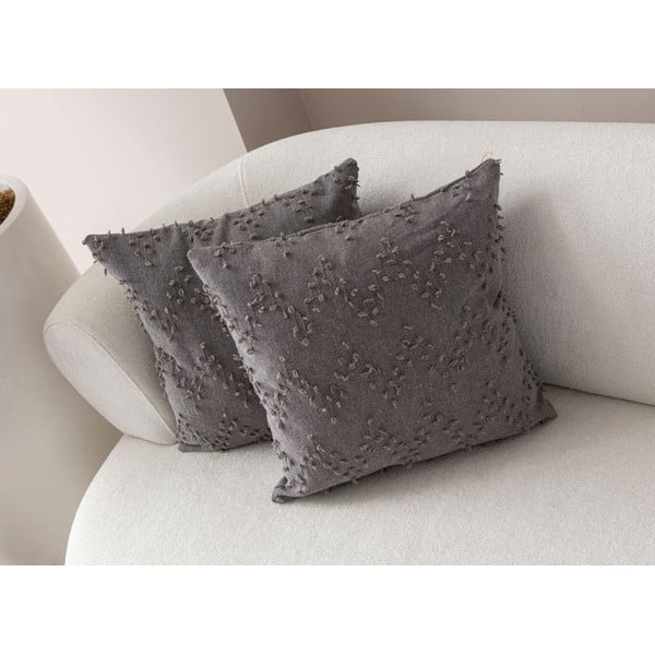 Dekoratyviniai pagalvių užvalkalai 2 vnt. 43x43 cm Tuffet – Mioli Decor-image-2
