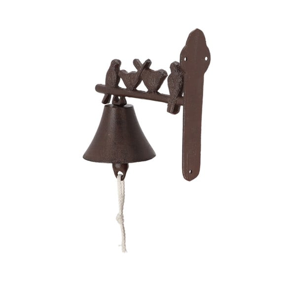 Sieninis ketaus varpas su dekoratyviniais paukščiais Esschert Design-image-3