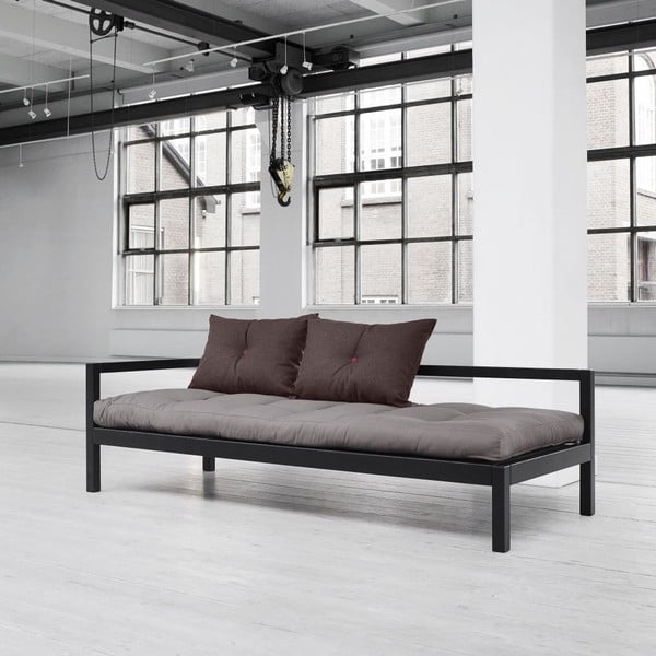 Daugiafunkcinė sofa "Karup Soul" juoda/juoda/šviesi "Bordequx-image-1