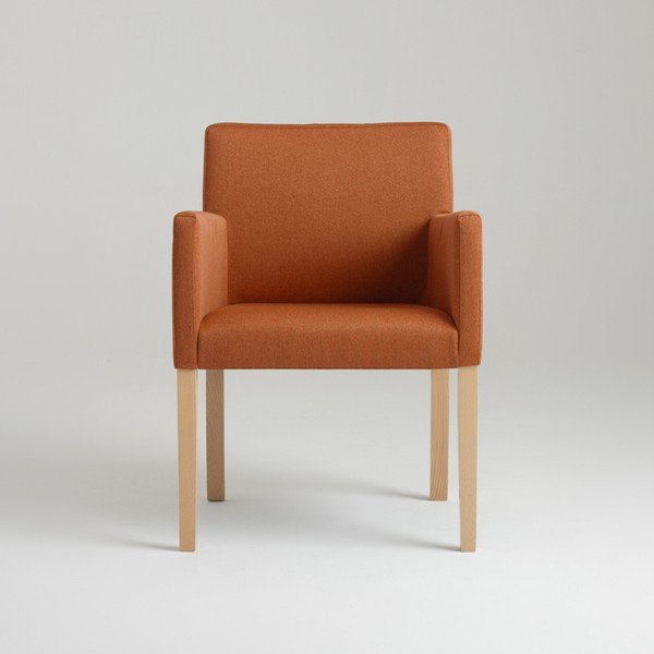 Oranžinis fotelis Individualizuotos formos Wilton-image-1
