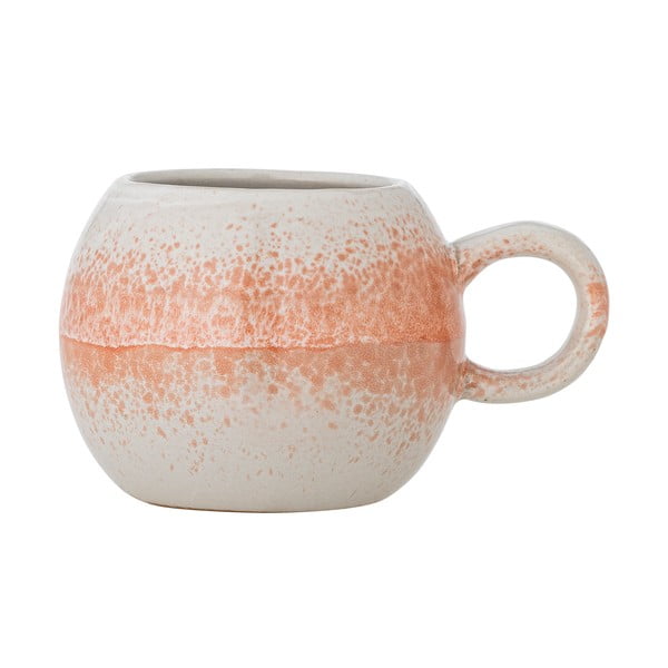 Oranžinės spalvos iš akmens masės puodelis 410 ml Paula – Bloomingville