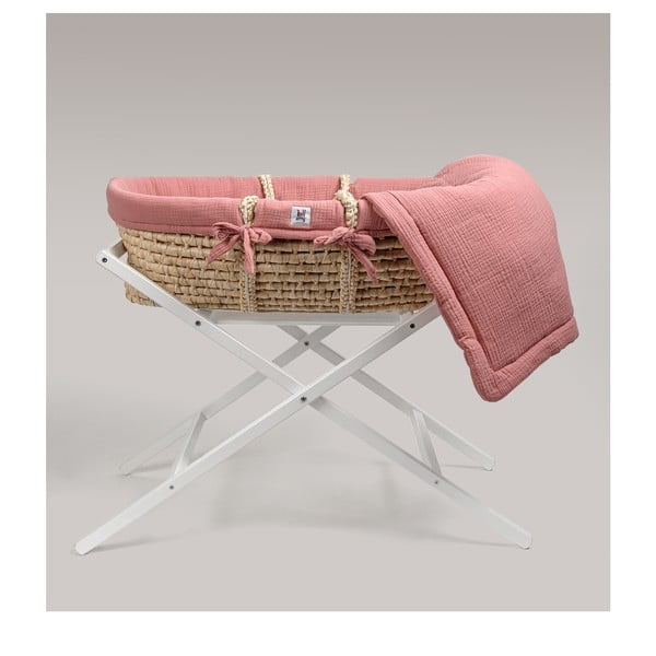 Rausvas mozaikos krepšys su stovu Meeko - BELLAMY