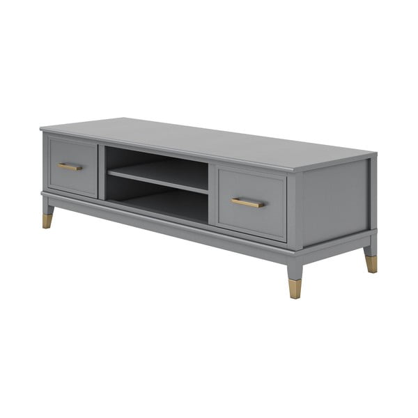 Pilkas televizoriaus stalas CosmoLiving Cosmopolitan Westerleigh-image-3
