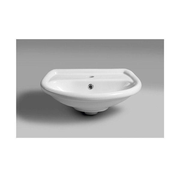 Iš keramikos praustuvas baltos spalvos 50x40 cm – Sapho-image-1