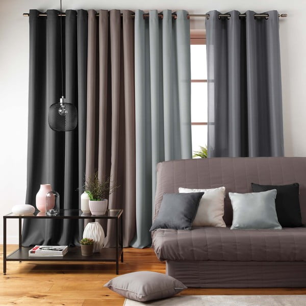 3 sėdimos vietos įtempiamas sofai baldų apmušalas rudos spalvos Essentiel – douceur d'intérieur-image-1