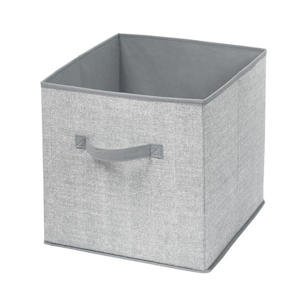 Pilka saugojimo dėžė "iDesign Aldo Cube-image-2