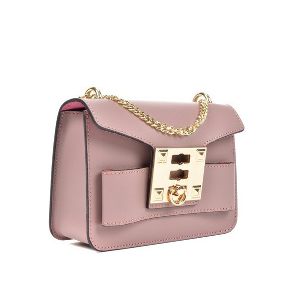 Rožinė odinė rankinė Roberta M Ferra Rosa-image-2