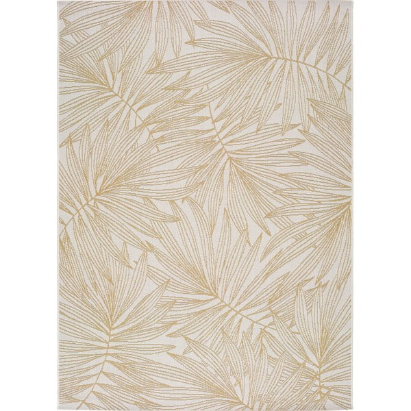 Smėlio spalvos lauko kilimas Universal Hibis Leaf, 135 x 190 cm