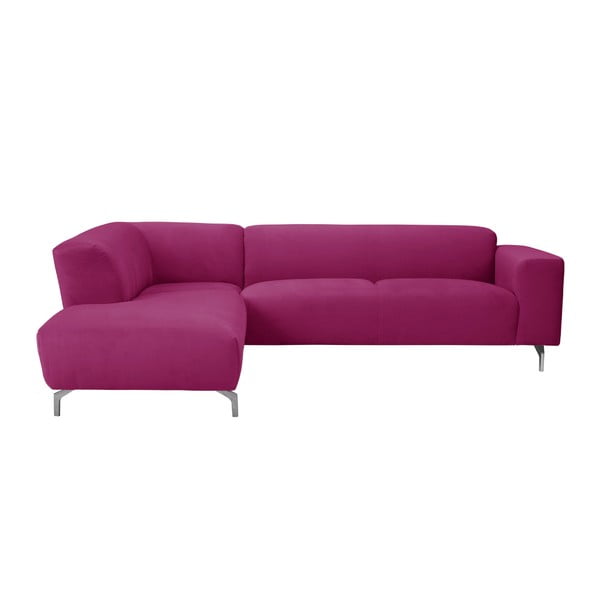 Rožinė kampinė sofa "Windsor & Co Sofas Orion", kairysis kampas