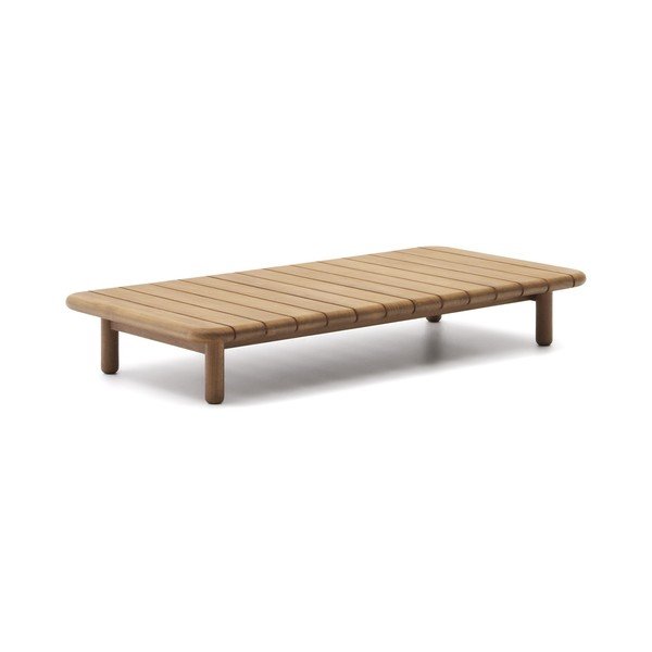 Iš tikmedžio masyvo sodo kavos staliukas 70x140 cm Turqueta – Kave Home-image-2