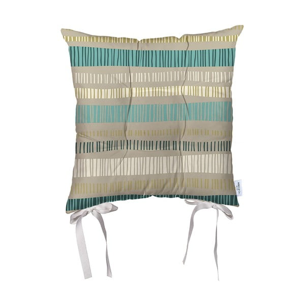 Smėlio spalvos mikropluošto sėdynės pagalvėlė Mike & Co. NEW YORK Džiunglės, 43 x 43 cm