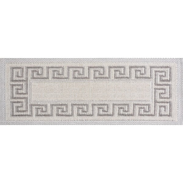 Iš medvilnės laiptų kilimėlių rinkiniai kreminės spalvos 16 vnt. 25x65 cm Versace Bej – Vitaus