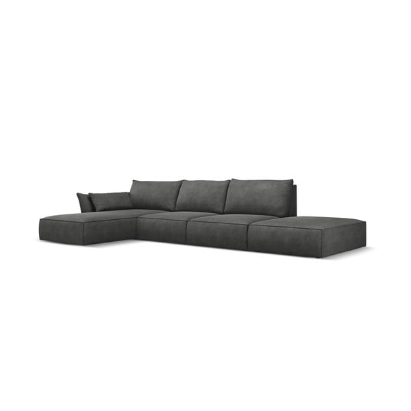 Pilka kampinė sofa (kairysis kampas) Vanda - Mazzini Sofas-image-2