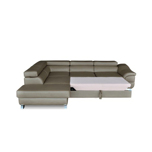 Pilka ir ruda kampinė sofa-lova "Windsor & Co. Sofos "Omnikron", kairysis kampas-image-4