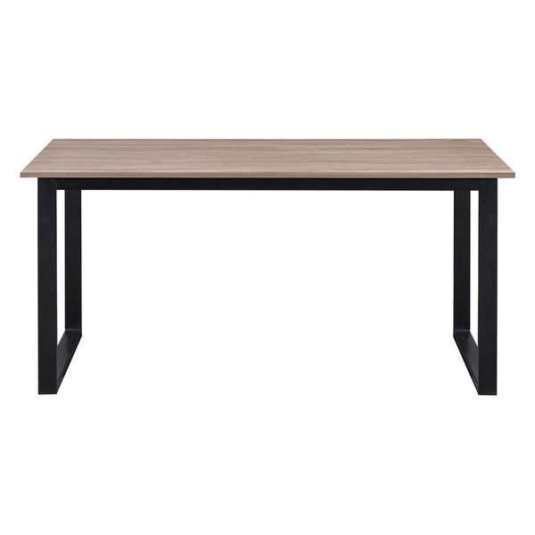 Valgomojo stalas su ąžuolo dekoro stalviršiu 90x160 cm Luton – Støraa-image-3
