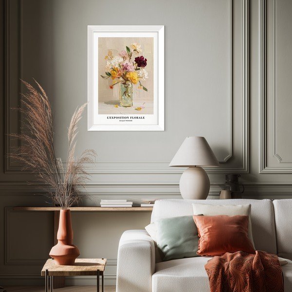 Spausdintas paveikslas su rėmeliu 56x75 cm Sunny Bouquet – Styler-image-1