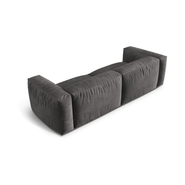 Pilkos spalvos iš velveto sofa 240 cm Martina – Micadoni -image-3