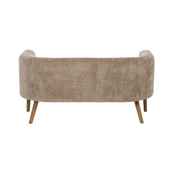 Rudos spalvos iš šenilinio audinio sofa 142 cm Birch – Ixia-image-3