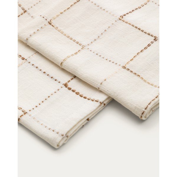 Iš tekstilės servetėlės 2 vnt. 45x45 cm Ersen – Kave Home-image-3