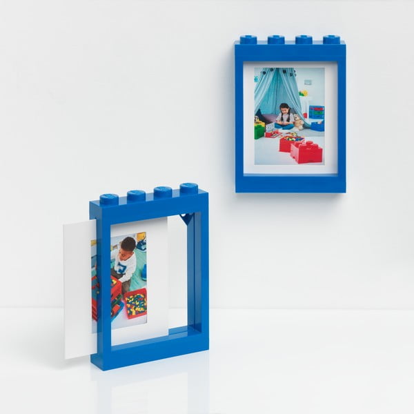 Mėlynas nuotraukų rėmelis LEGO®, 19,3 x 26,8 cm-image-2