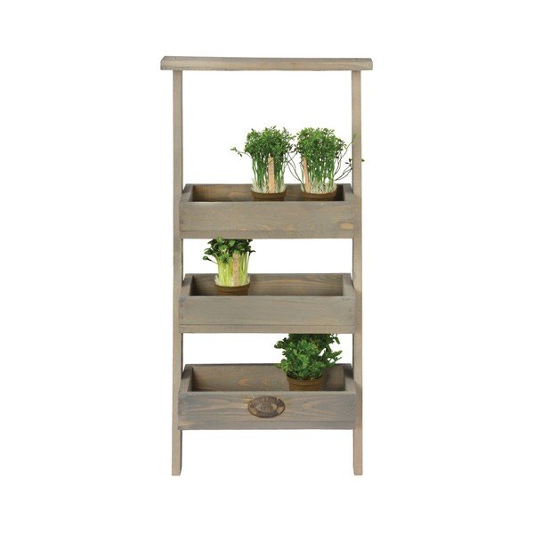 Iš medžio gėlių stovas – Esschert Design-image-1